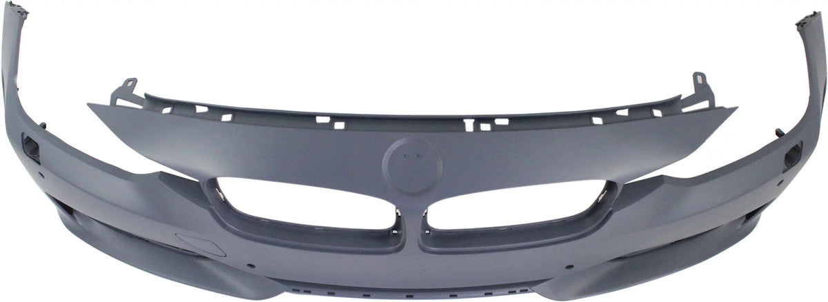 Front BUMPER COVER Compatible For BMW 3-SERIES 2012-2015 Primed with HLW PDC Holes/IPAS/Cam Modern/Luxury/Sport Line Models Sedan/Wagon