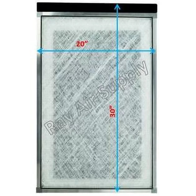 RAYAIR SUPPLY 20x30 Replacement Filter Pads Compatible with Air Ranger Air Cleaner 20x30 Refills (3 Pack) WHITE