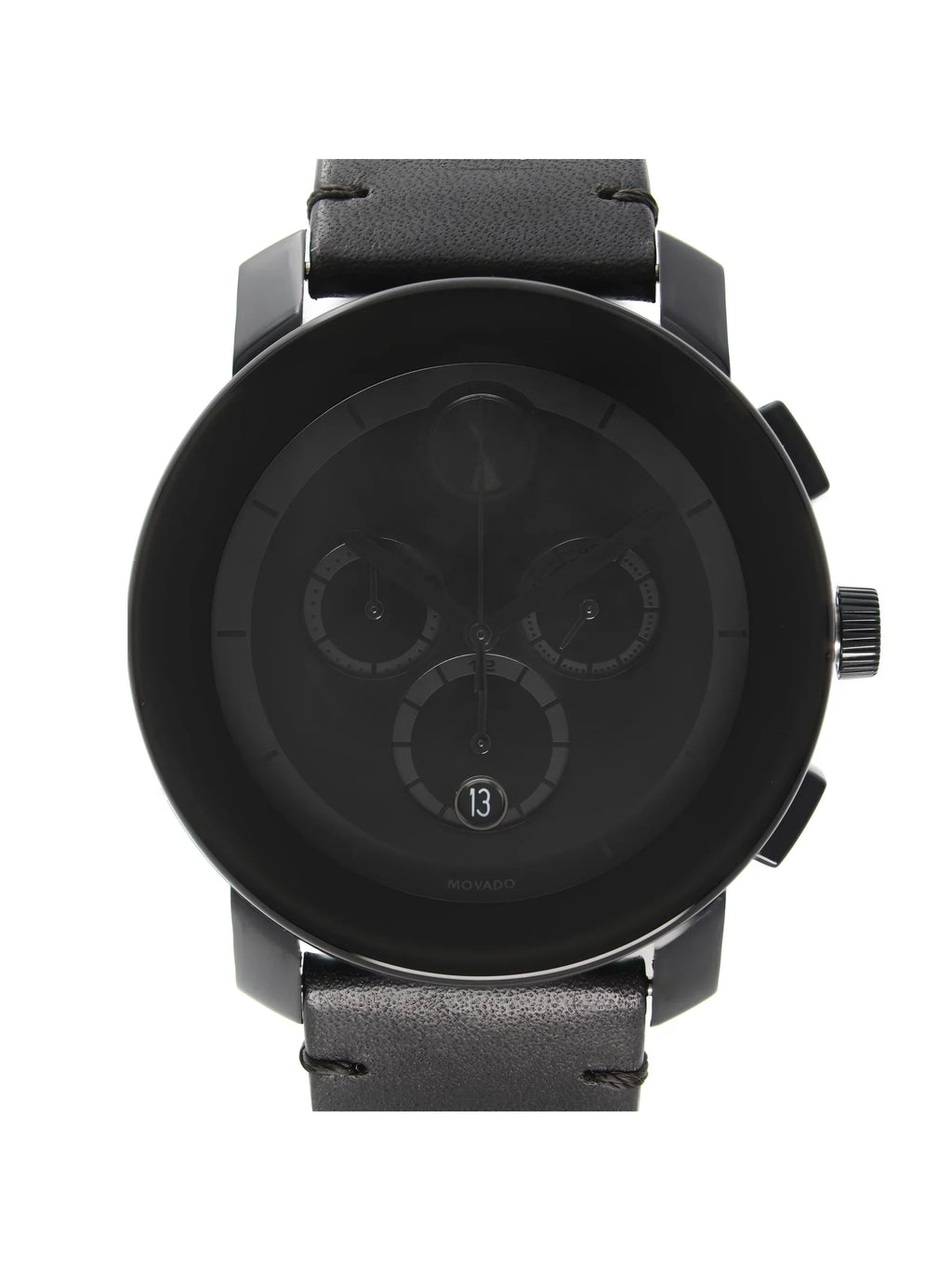 Movado Bold Chronograph Ion-Plated Steel Black Dial Quartz Mens Watch 3600337