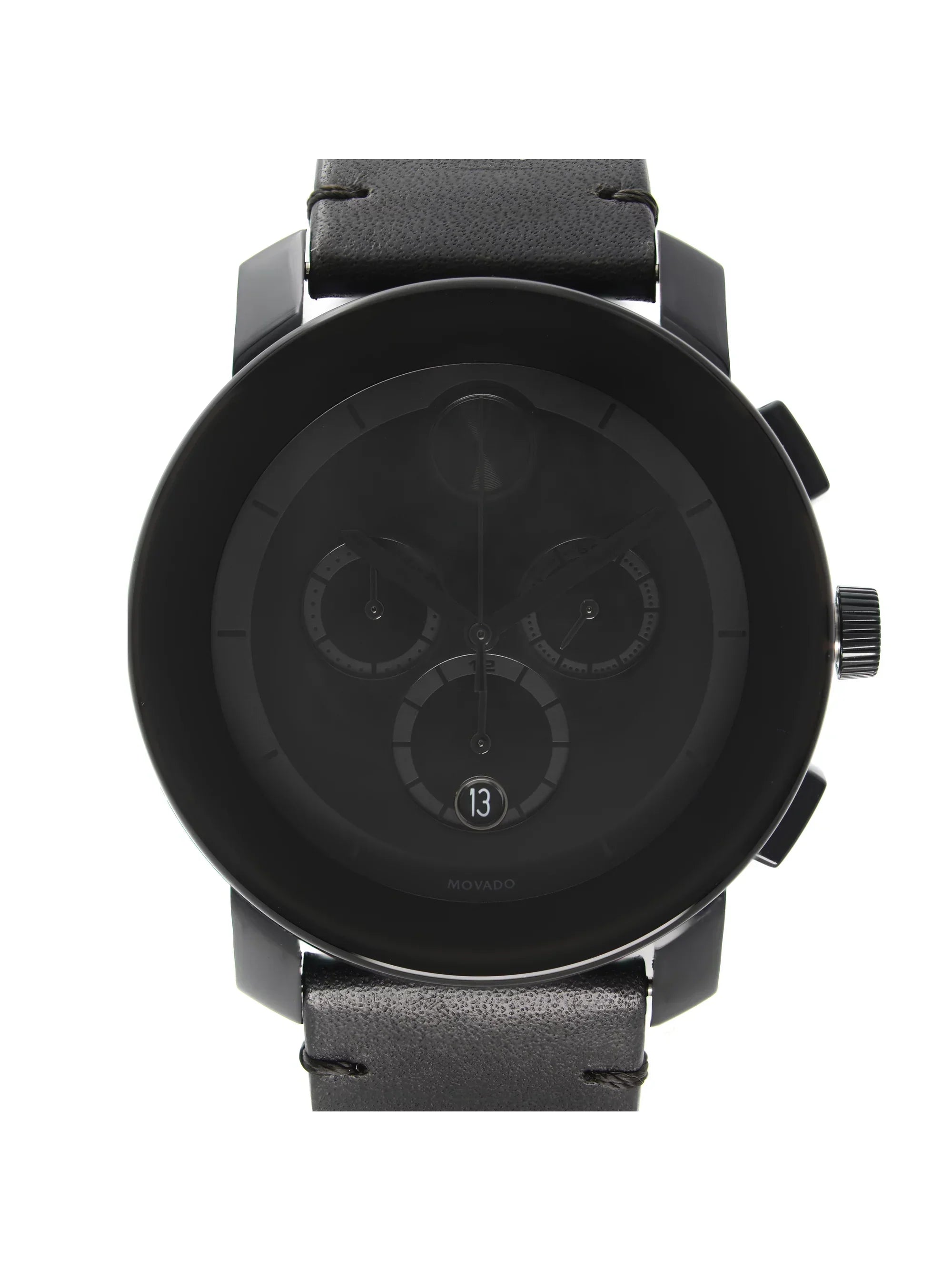 Movado Bold Chronograph Ion-Plated Steel Black Dial Quartz Mens Watch 3600337