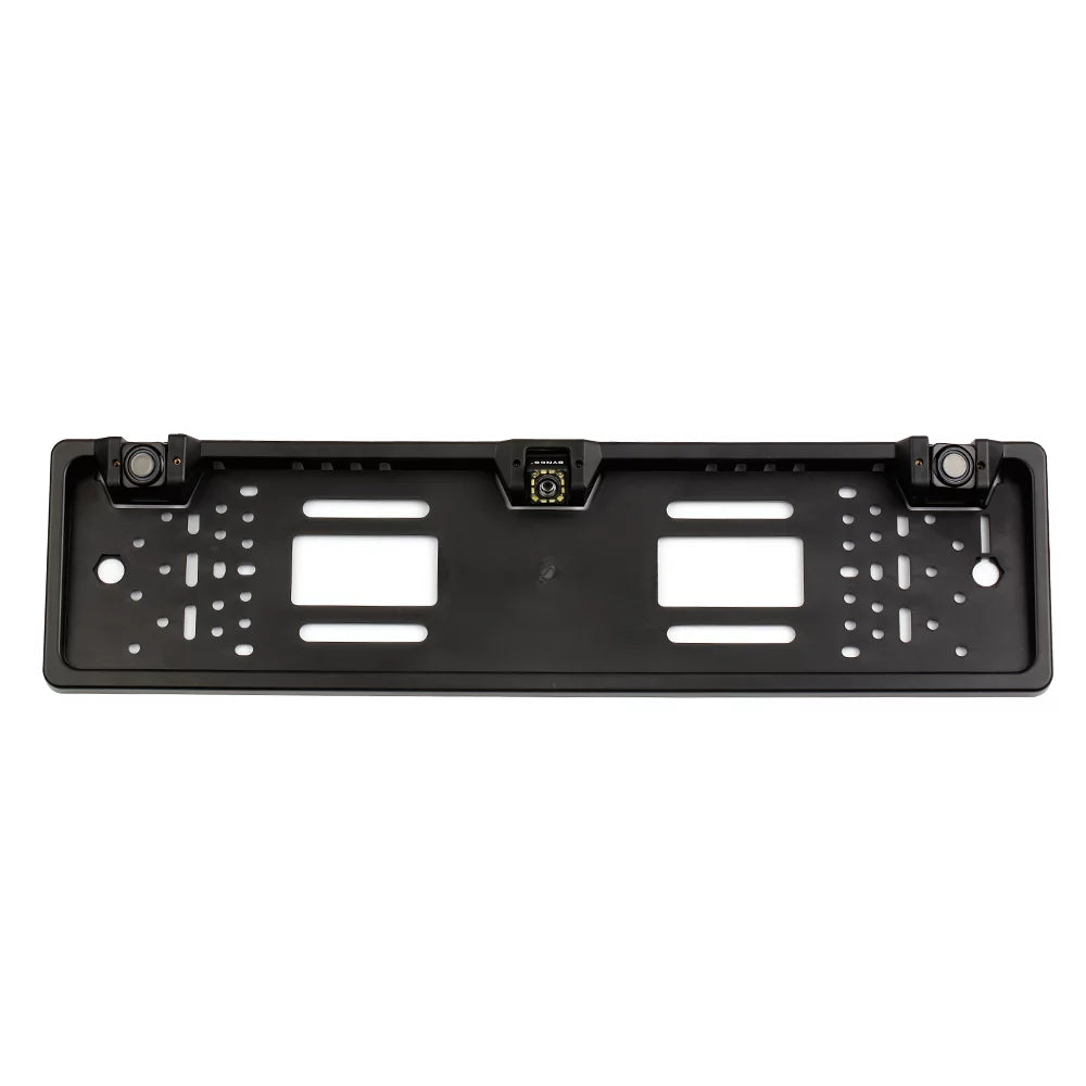 European License Plate Frame Camera - 12 LED Rear View Camera with Reversing System and Parking Sensor Integration