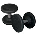 York Barbell 26126 Rubber Pro Style Dumbbell, Set of 2 - 135 lbs