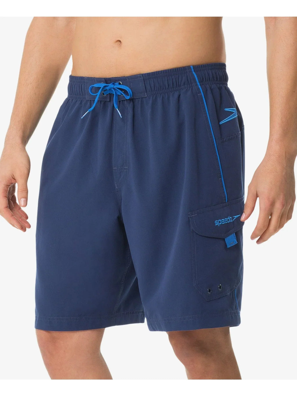SPEEDO Mens Navy Shorts L