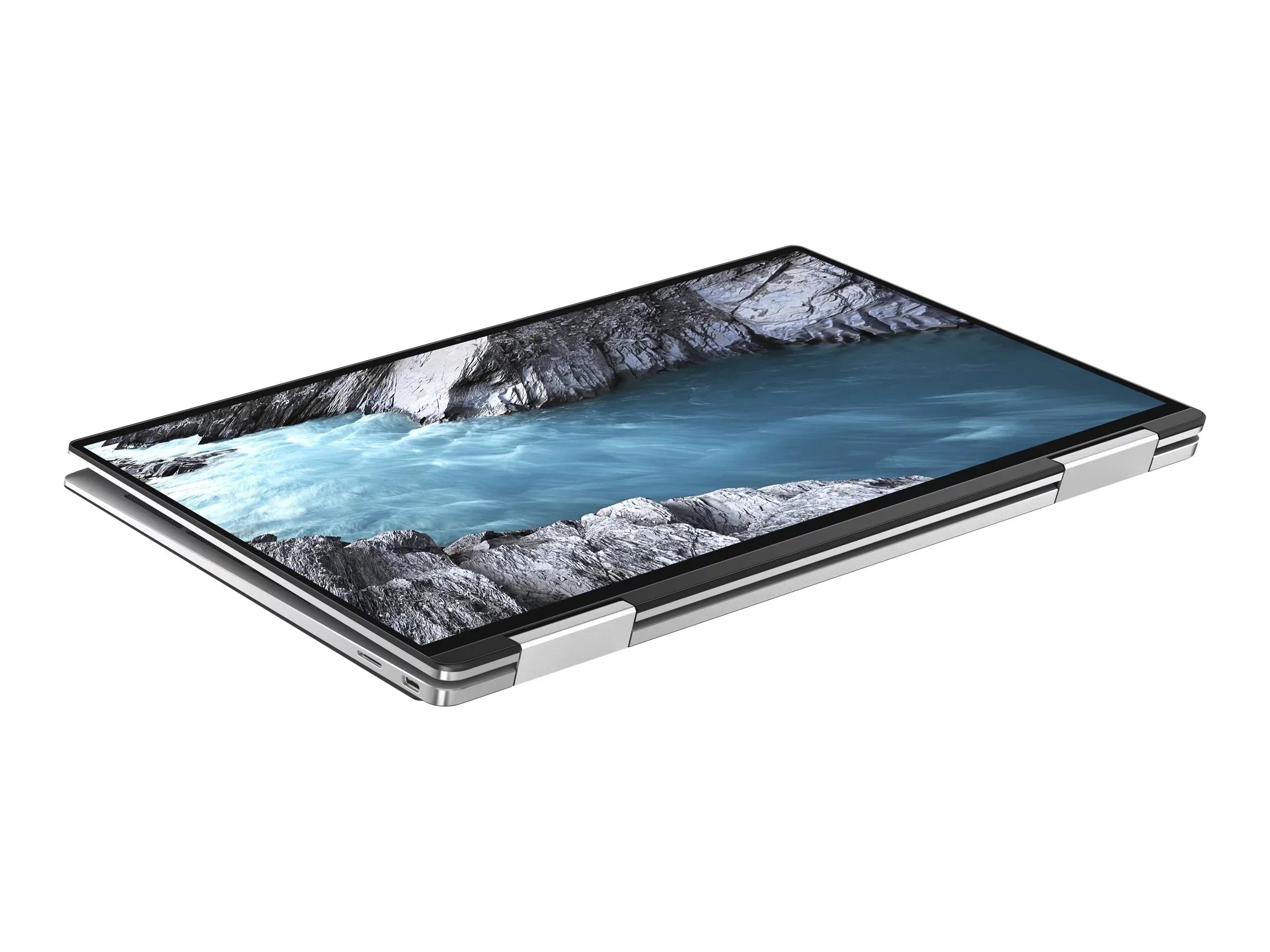 Dell XPS 13 9310 2-in-1 - Flip design - Intel Core i7 1165G7 - Win 10 Home 64-bit - Iris Xe Graphics - 8 GB RAM - 256 GB SSD NVMe - 13.4" touchscreen 1920 x 1200 - Wi-Fi 6 - platinum silver with black interior