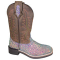 Smoky Mountain Girls' Little  Ariel Western Boot Broad Square Toe Pink 3.5 D(M) US