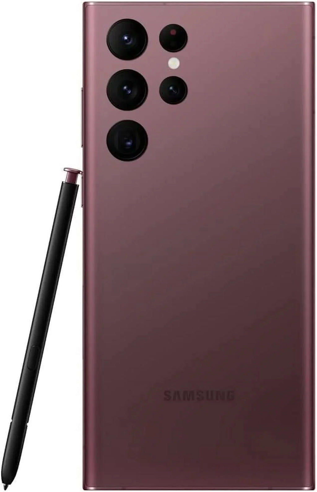 Restored Samsung Galaxy S22 Ultra 5G S908U (Fully Unlocked) 256GB Burgundy (Refurbished)