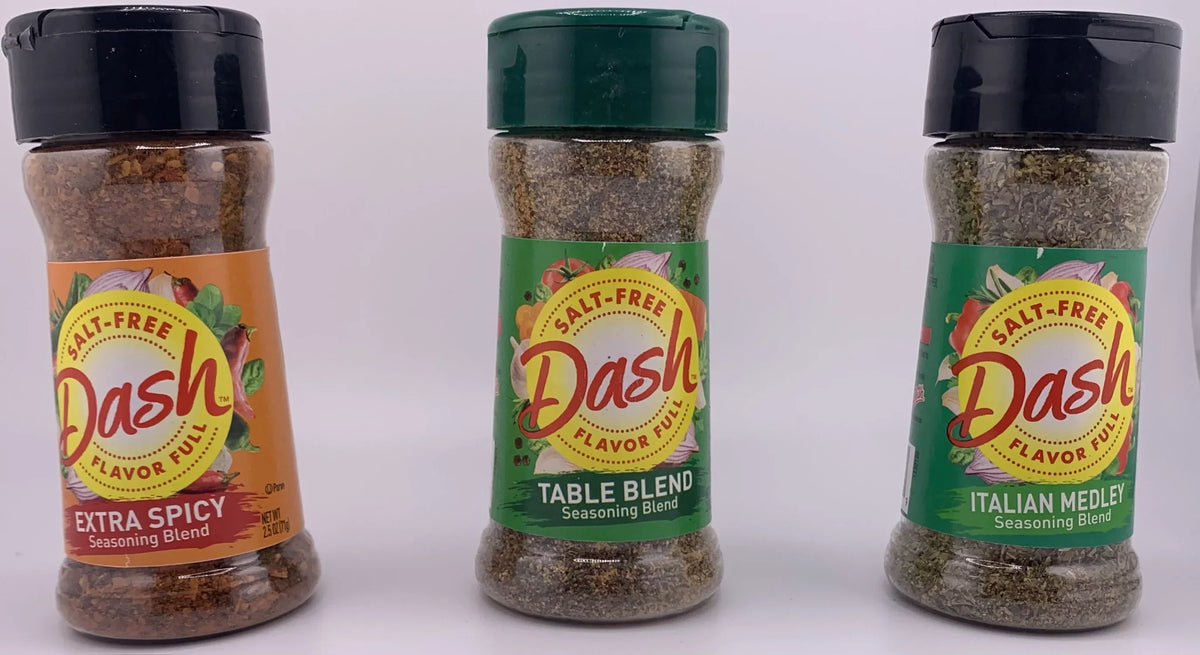 Mrs Dash Seasoning Salt Free Variety 12 Pack by Snackivore. 1 Bottle Each of 12 Different Flavors.
