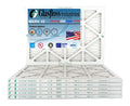 Glasfloss 20x34x1 - MERV 10 -Qty:6 - Furnace Air Filter - Made in USA (Actual Size: 19.5 x 33.5x7/8 inch)