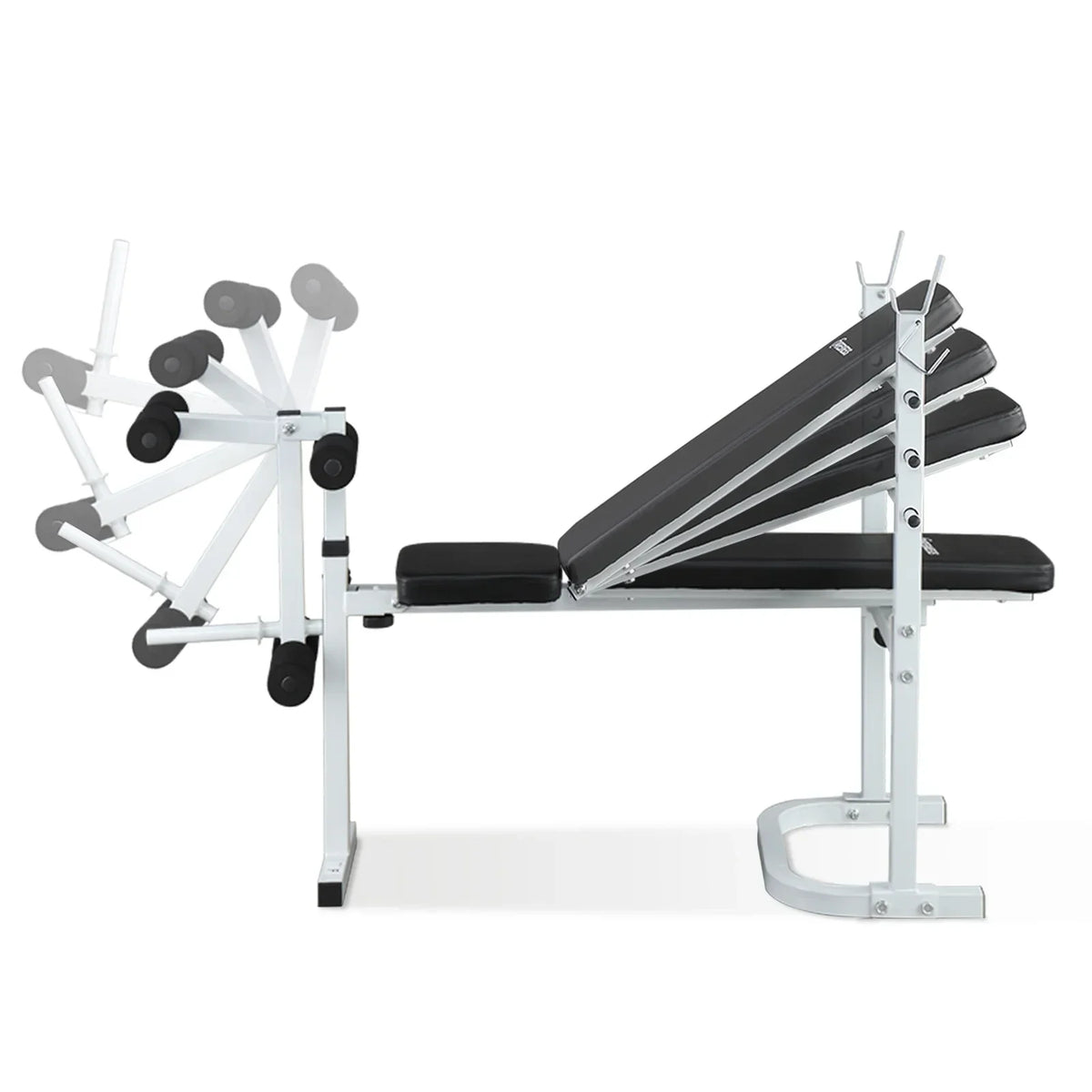 Winado Adjustable Olympic Weight Bench, with Squat Rack