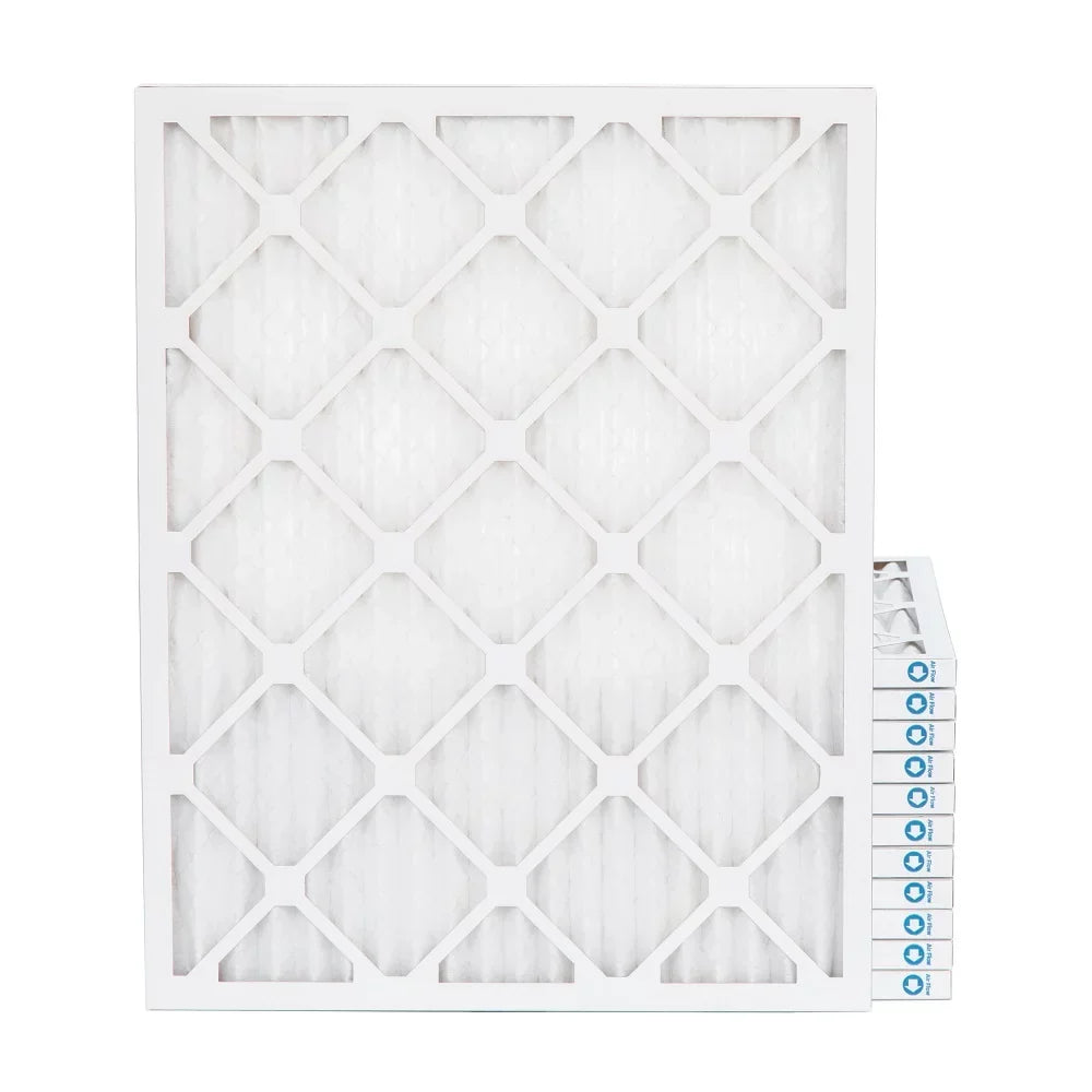 Pamlico Air 14x18x1 MERV 8 Pleated AC Furnace Air Filters. Case of 12. Actual Size: 13-3/4 x 17-3/4 x 3/4