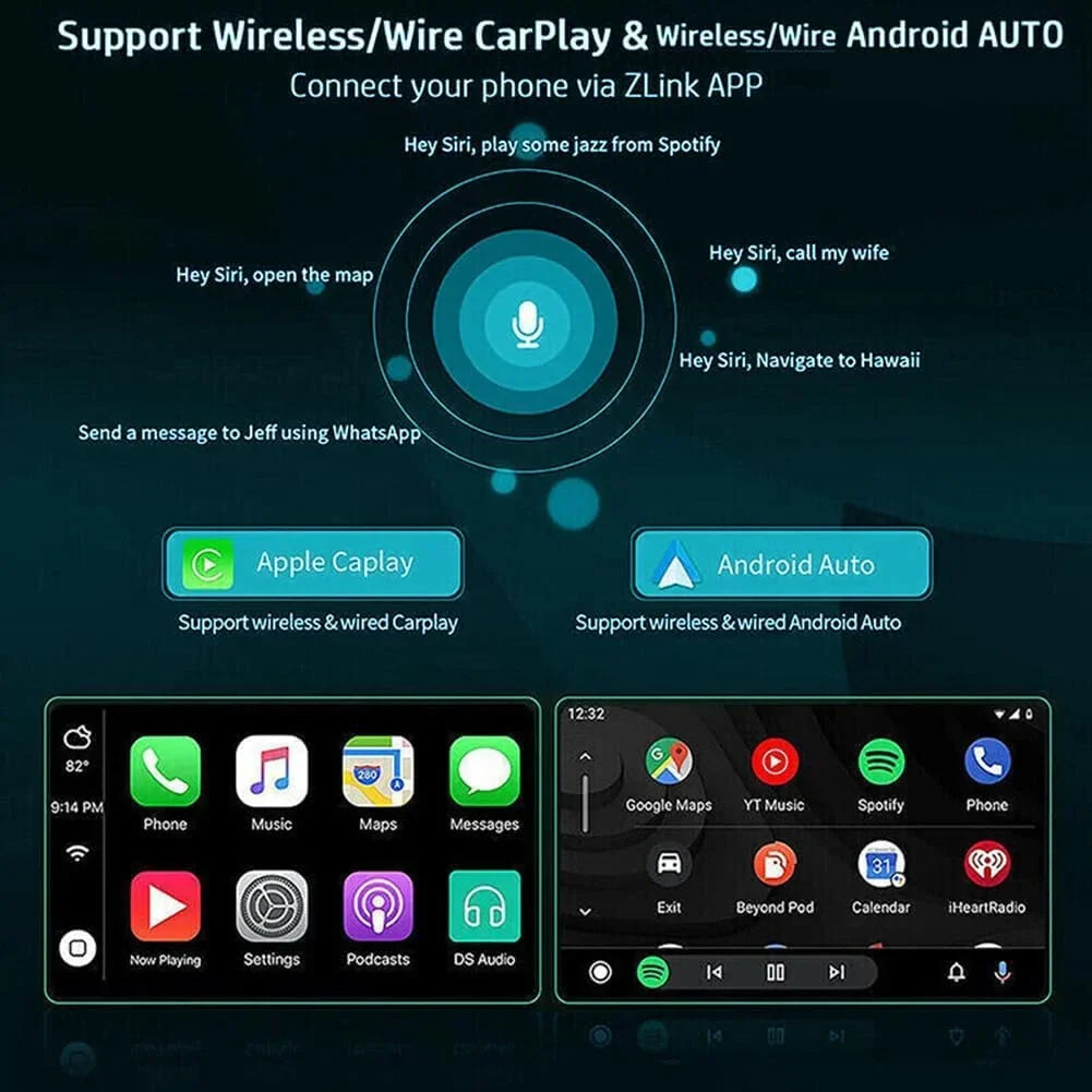 THONZER Android 11.0 Double Din Car Stereo for Toyot-a Camry 2000-2006 9 Inch HD Touchscreen in-Dash GPS Navigation with CarPlay Android Auto Bluetooth/FM Radio/RDS/WiFi/Mirror-Link(2G+32G)