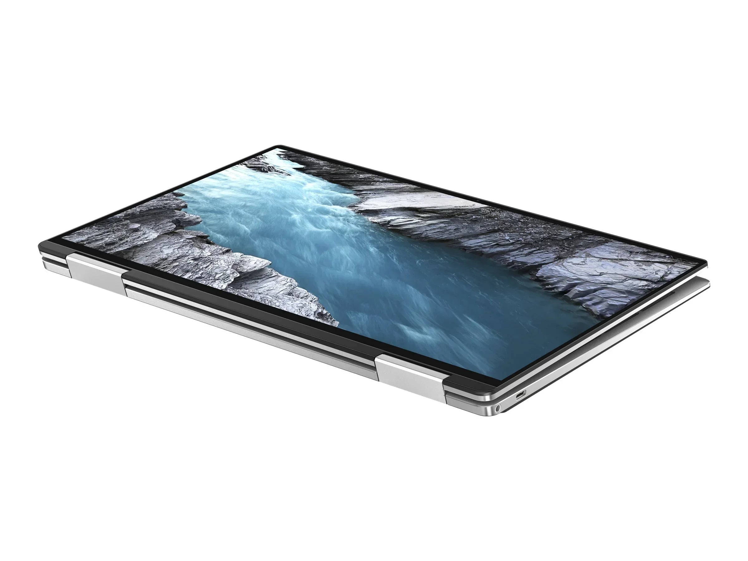 Dell XPS 13 9310 2-in-1 - Flip design - Intel Core i7 1165G7 - Win 10 Home 64-bit - Iris Xe Graphics - 8 GB RAM - 256 GB SSD NVMe - 13.4" touchscreen 1920 x 1200 - Wi-Fi 6 - platinum silver with black interior