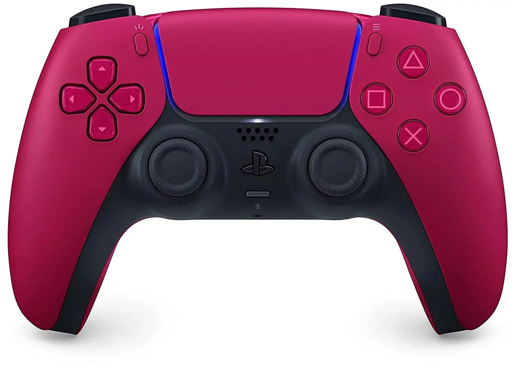 Sony Playstation 5 Disc Version (Sony PS5 Disc) with Cosmic Red Extra Controller, Far Cry 6 and Microfiber Cleaning Cloth Bundle
