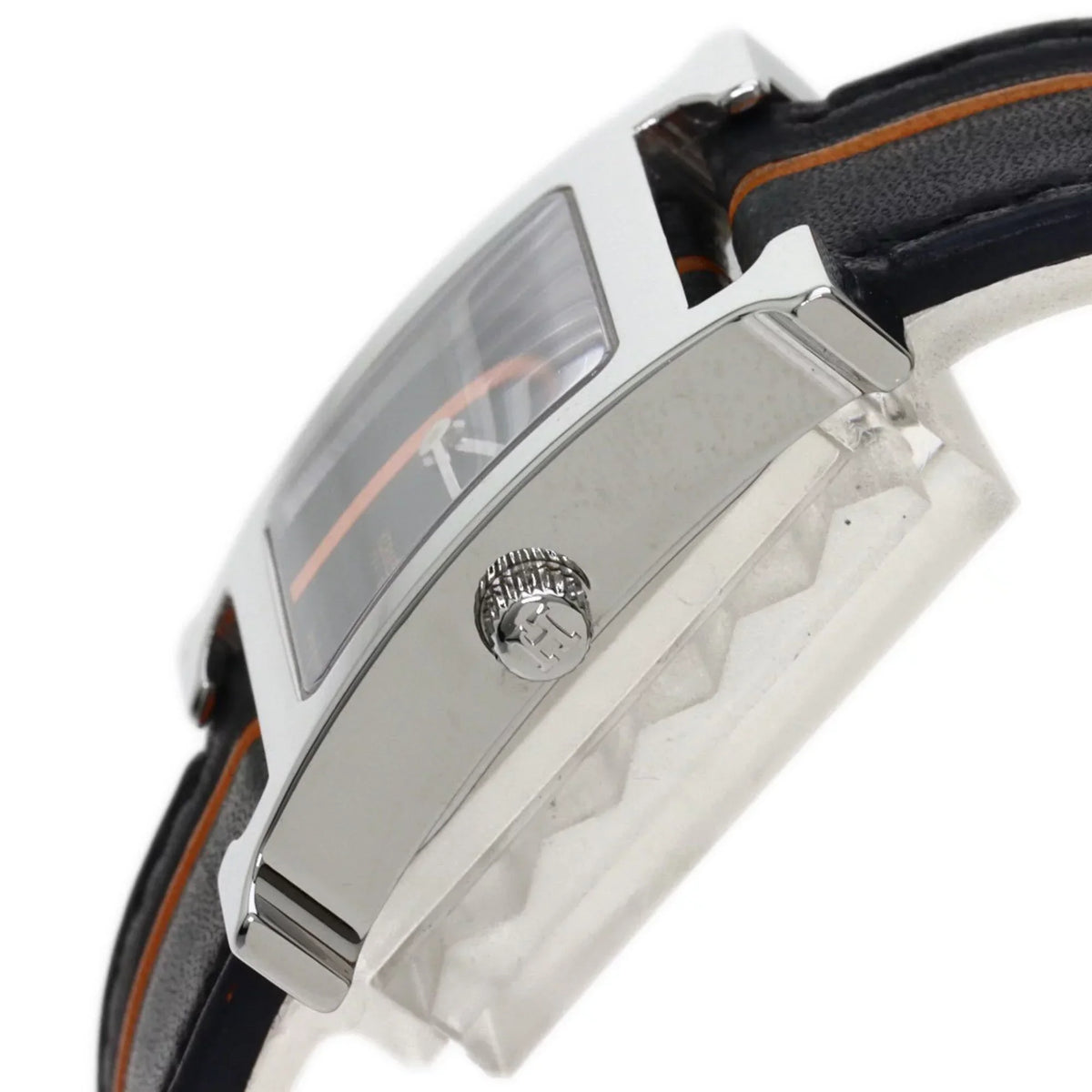 Pre-Owned Hermes HH1.210 H Watch Wristwatch Stainless Steel/Leather Women's HERMES (Good)