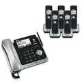 AT&T TL86109 + (4) TL86009 DECT 6.0 Digital Answering System w/ 2-Line Operation