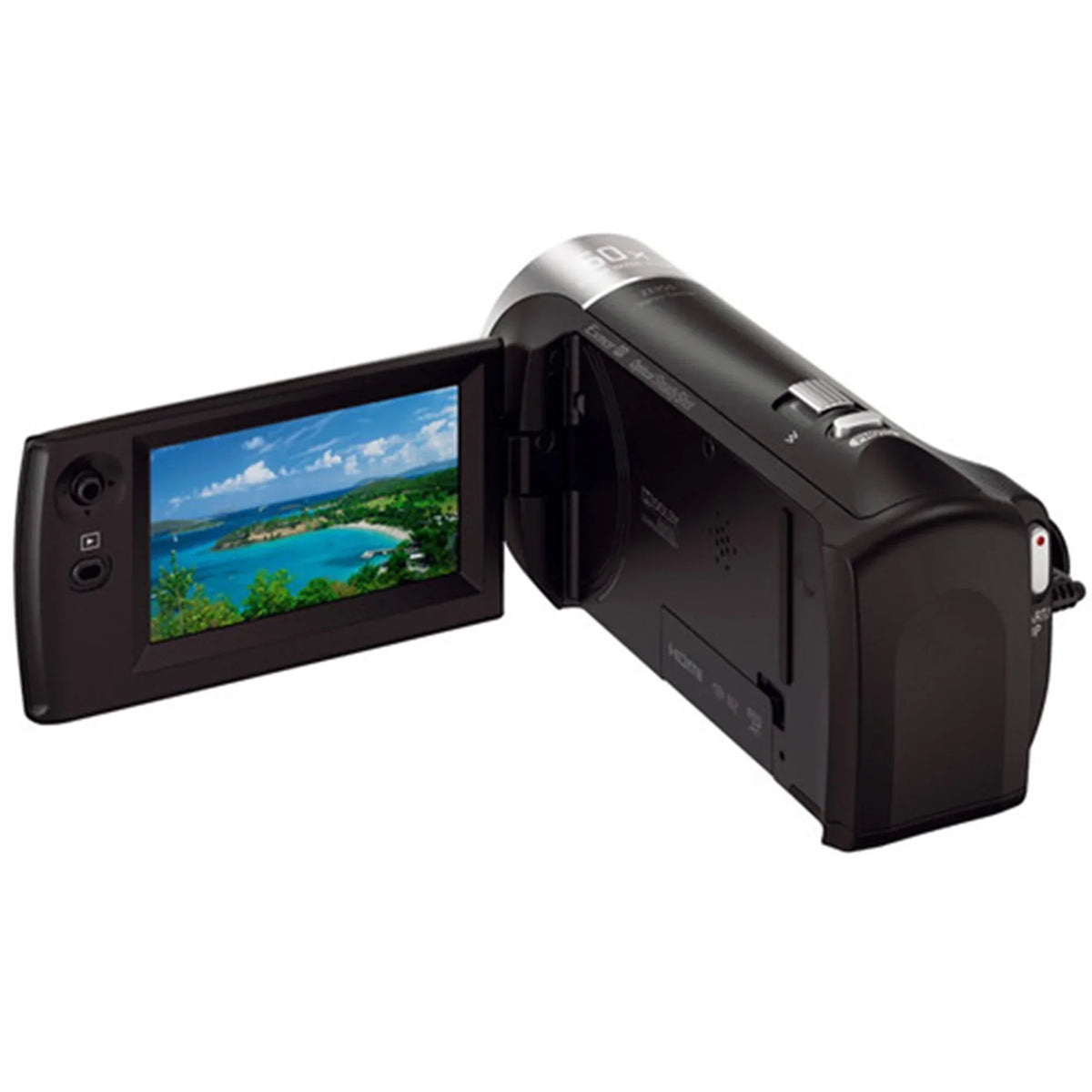 Sony HDR-CX405 HD Handycam Camcorder Video Recording with 32GB Micro SD Memory Card + Charger + Case + Tripod + ZeeTech Accessory Bundle