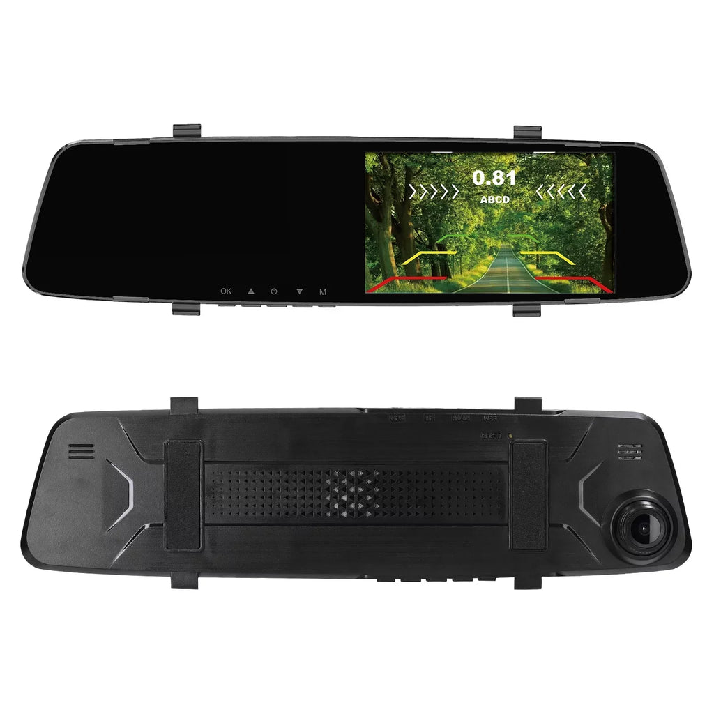 Apexeon Dash Camera,Reco Support Camera 4.3 Inch Screen Reverse Radars Rear Dual Dash Camera 1080P DVR Dash Cam Rear Nebublu
