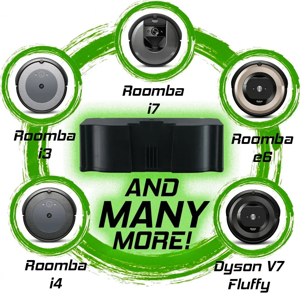 Banshee CS-IRB730VX-01 ABL-D1 Battery for iRobot Roomba i7 Roomba i7+ Roomba e5 7150 Roomba 7550 New