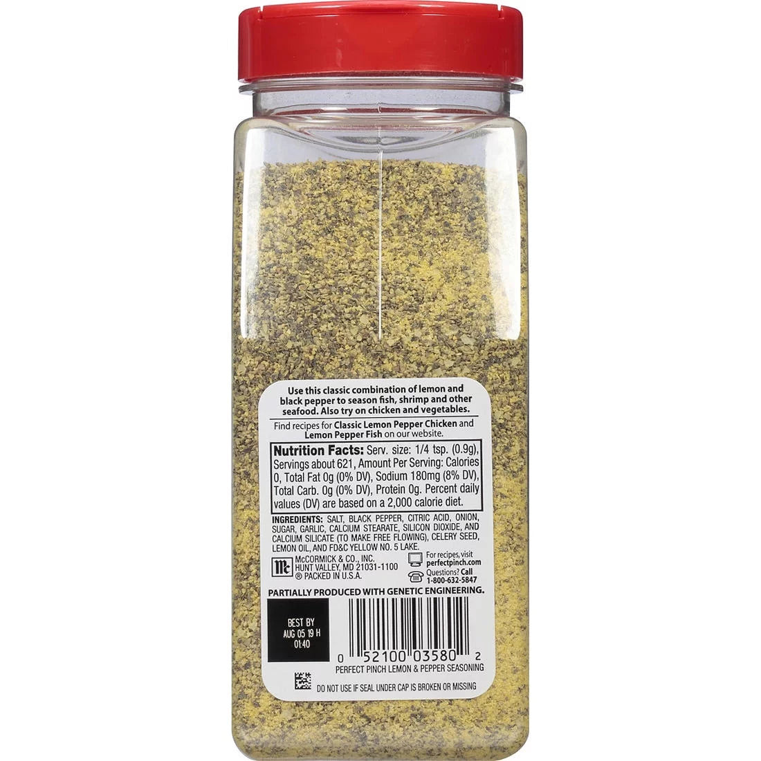 McCormick Perfect Pinch Lemon & Pepper Seasoning, 19.75 oz.