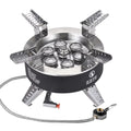 BULIN 18000W High-power Camping Stove with Piezo Ignition Windproof Seven-core Gas Stove Foldable Backpacking Stove For Fishing Hiking Traveling