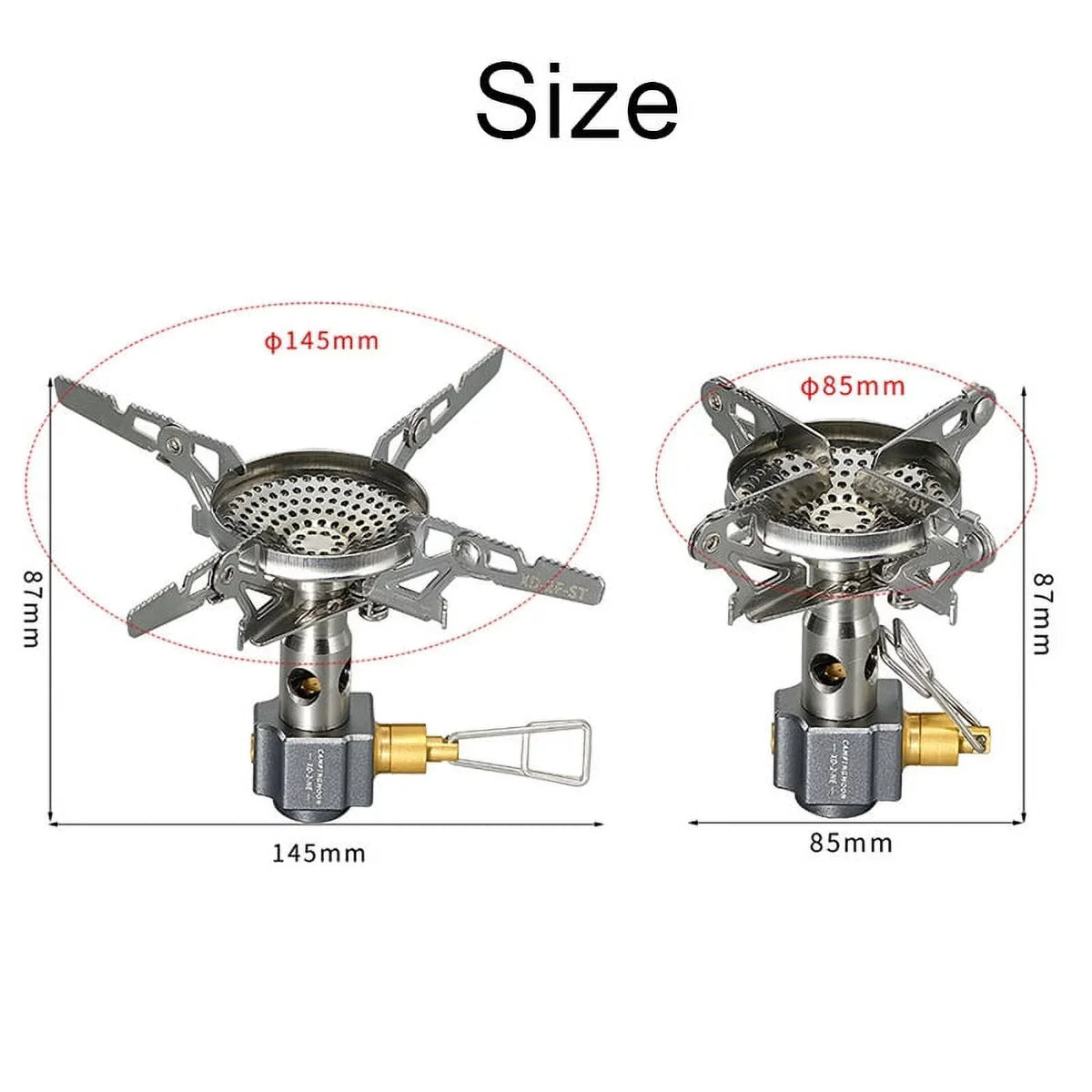 CAMPINGMOON Camping Stove 3300W High Efficiency Backpacking Stove for Quick and Easy Cooking on Go