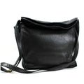 Pre-Owned LOEWE Anagram Shoulder Bag Leather Black Women's Soft (Fair)