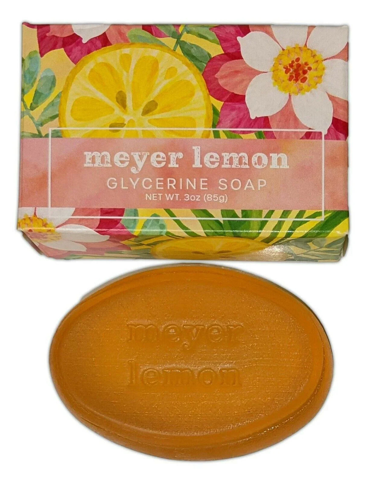 Set of 4 Greenwich Bay GLYCERINE SOAPS, 3 oz. Each, Lemon, Orange, Mango, Lime