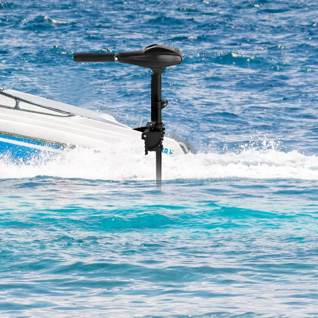 LOYALHEARTDY 58lbs Electric Outboard Motor Fishing Boat Engine Saltwater Brush Trolling Motor for Kayak Inflatable Boat