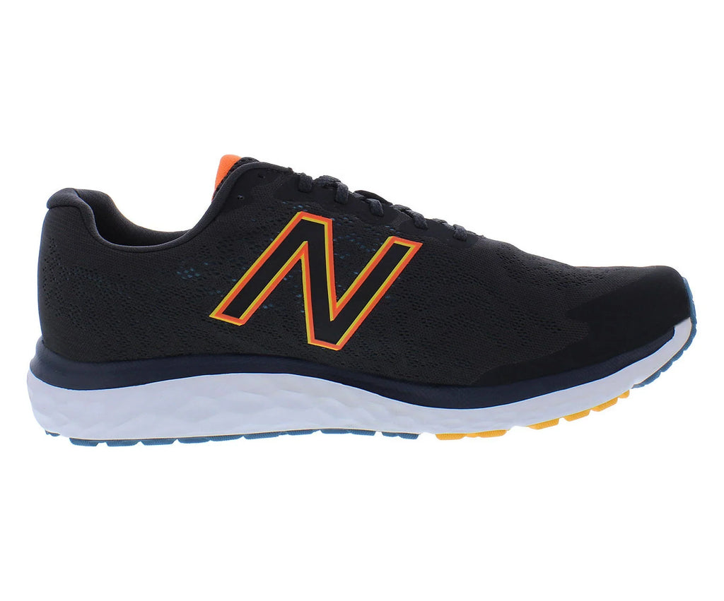 New Balance Fresh Foam 680v7 Mens Shoes Size 10.5, Color: Black/Orange