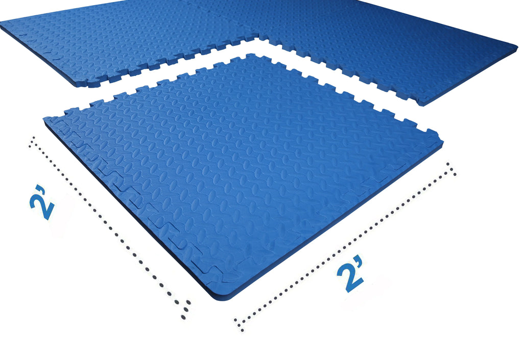 BalanceFrom 3/4 In. Thick High Quality EVA Foam Interlocking Tiles Puzzle Exercise Mat, 24 Sq. Ft.