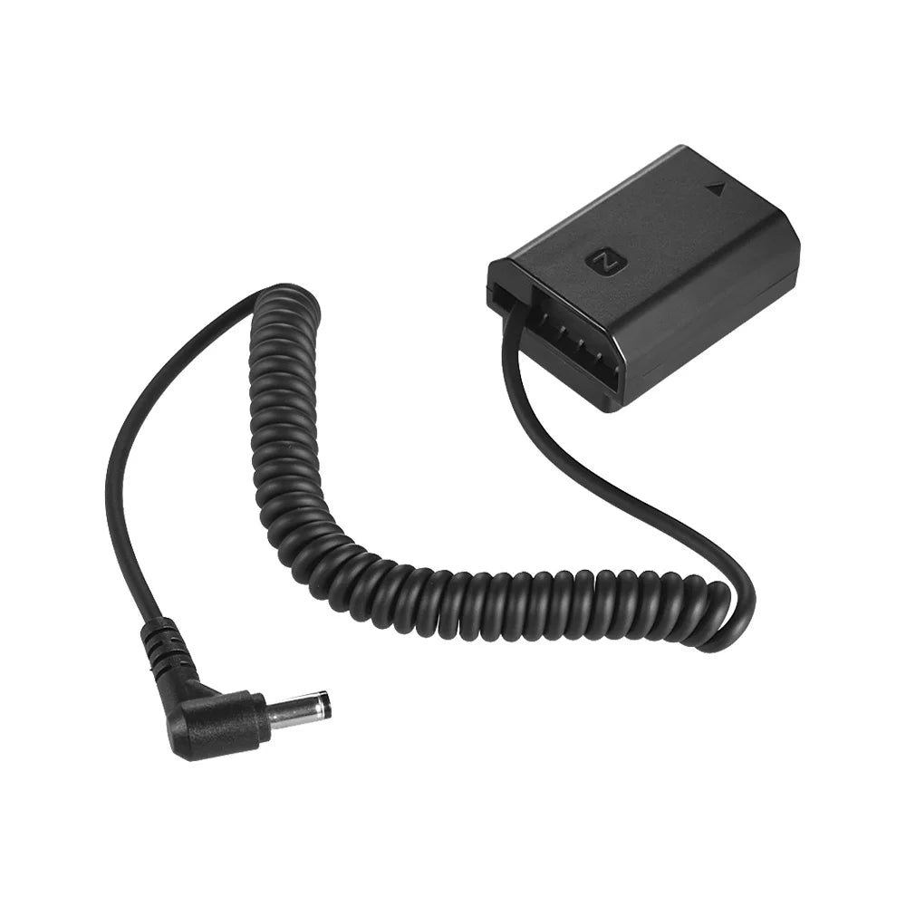 NP-FZ100 Dummy Battery Pack  Coupler Connector Cable, Adapter for Sony A7III A9 A7RIII A7SIII, Long-lasting  Solution