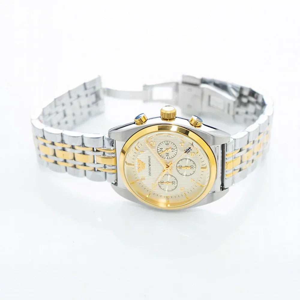 Emporio Armani Classic Chronograph Stainless Steel Watch 43 mm AR0396