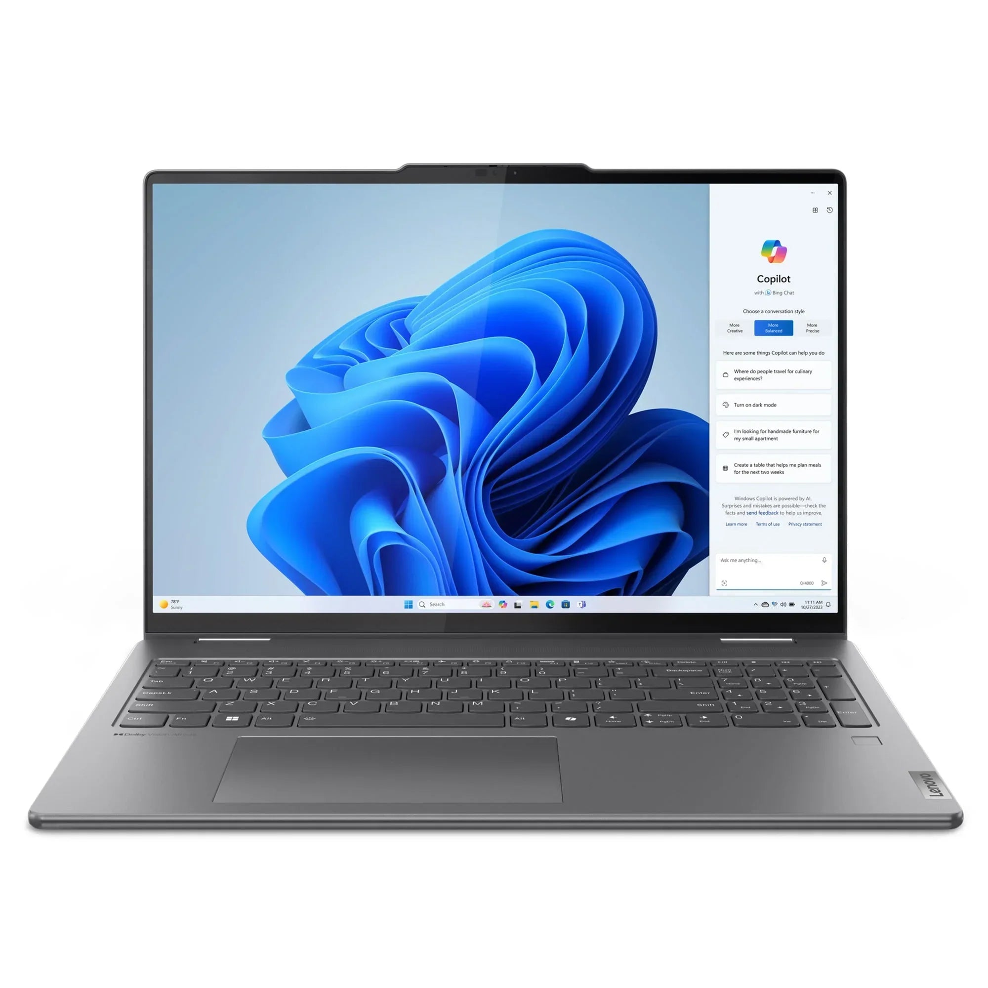Lenovo Yoga 7i 2-in-1 Laptop, 16" IPS  Glass, 125U,   Graphics, GB, 1TB SSD