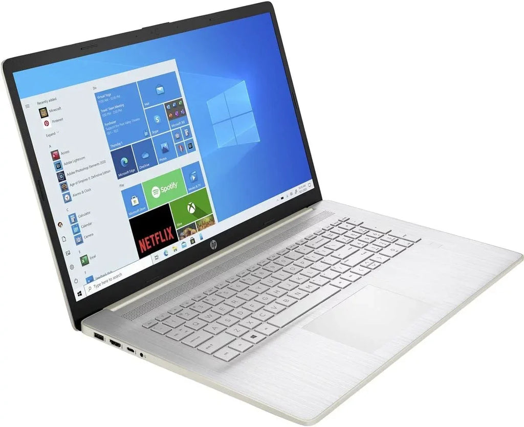 Restored HP 17CN0034DSREF 17.3" HD+ - 1600 x 900 - Intel Pentium Gold 7505 - 8GB RAM - 512GB SSD - Intel UHD Graphics - Windows 11 Home - Pale Gold - Notebook (Refurbished)