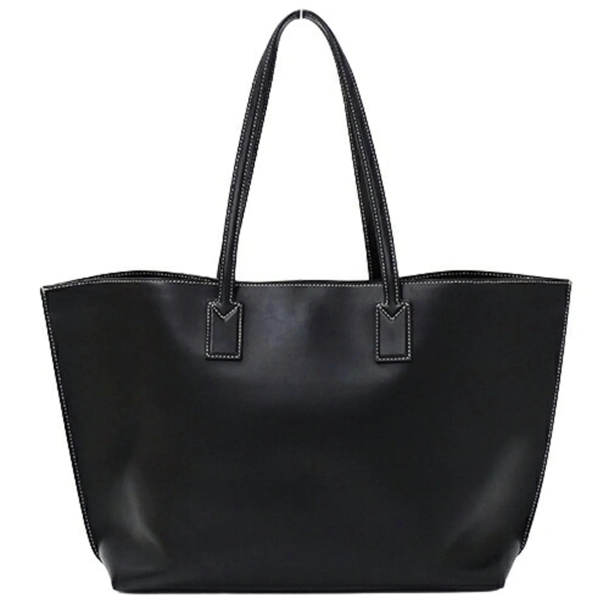 Pre-Owned Burberry BURBERRY bag ladies tote shoulder leather black 8052726 (Good)