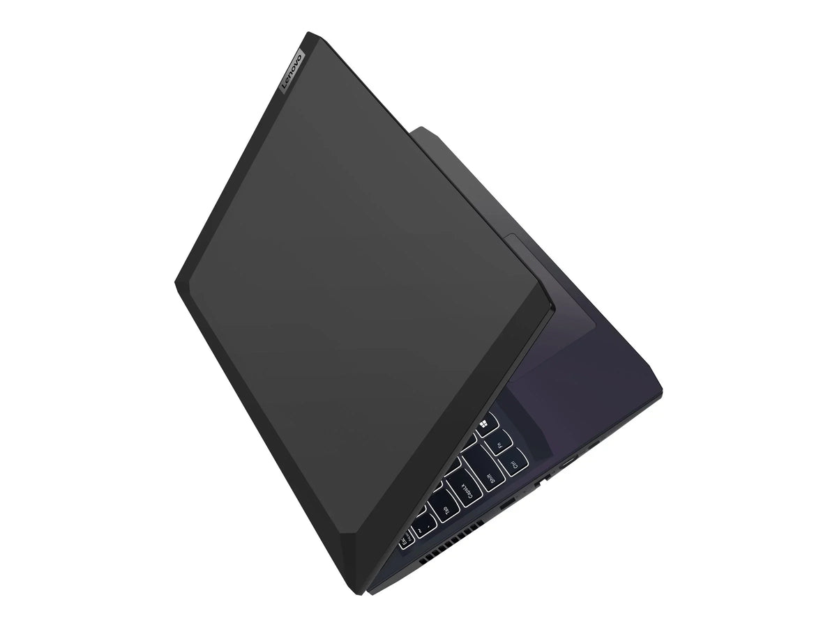 Lenovo IdeaPad Gaming 3 15ACH6 82K2 - 180-degree hinge design - AMD Ryzen 7 - 5800H / up to 4.4 GHz - Win 10 Home 64-bit - GF RTX 3050  - 16 GB RAM - 512 GB SSD NVMe - 15.6" IPS 1920 x 1080 (Full HD) @ 120 Hz - 802.11a/b/g/n/ac/ax - shadow black - kb