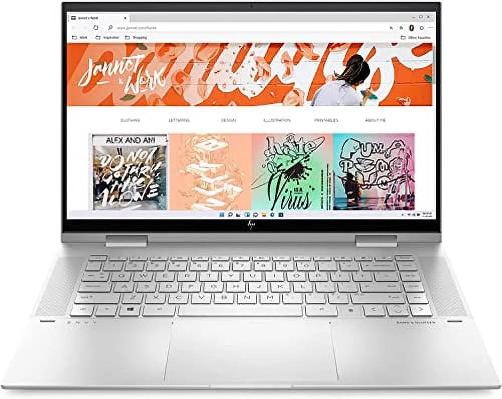 HP 2022 Latest Envy X360 2-in-1 Laptop | 15.6" FHD IPS Touchscreen | Intel 12-Core i7-1260P | 32GB DDR4 1TB NVMe SSD | WiFi 6 | Thunderbolt4 | HDMI2.1 | Backlit KB | Fingerprint | Windows 11 Home
