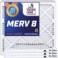 Filter King 28x63.5x1 Air Filter | 4-PACK | MERV 8 HVAC Pleated A/C Furnace Filters | MADE IN USA | Actual Size: 28 x 63.5 x .75"