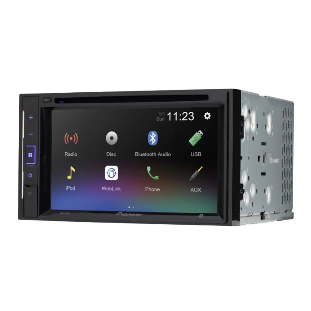 KIT4988 Bundle for 2000-2005 Pontiac Bonneville W/ Pioneer AVH-241EX Double DIN Car Stereo with Bluetooth/Backup Camera/Installation Kit/in-Dash DVD/CD AM/FM 6.2" Touchscreen Digital Media Receiver