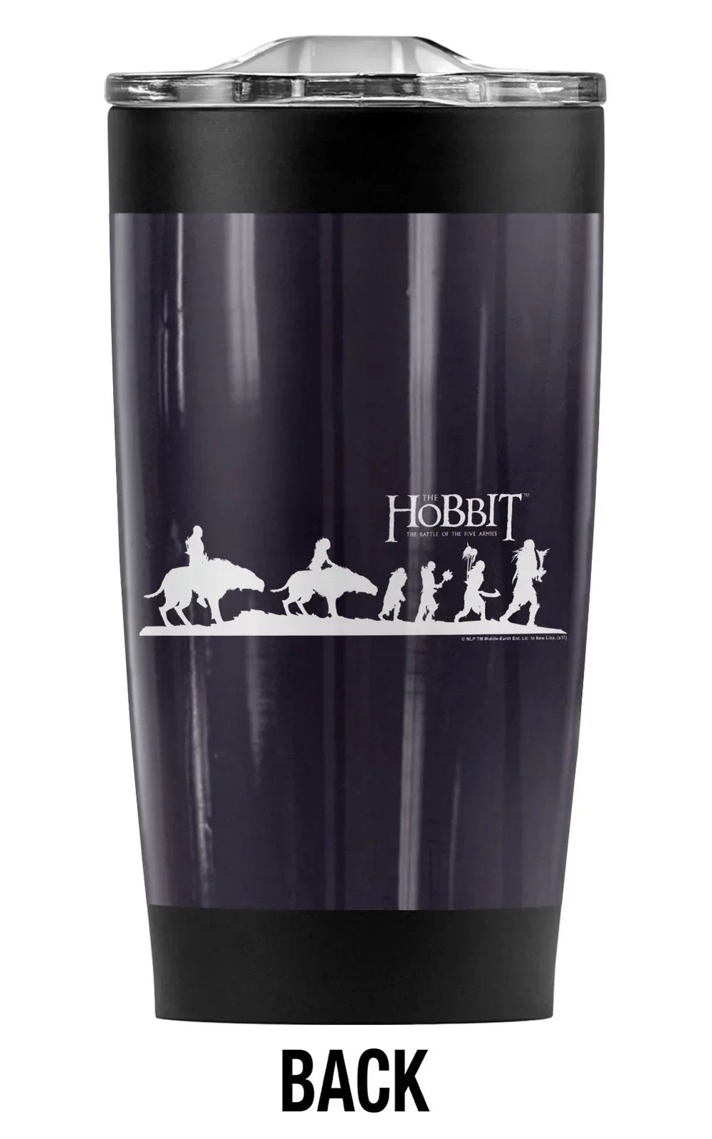 The Hobbit/Orc Company Stainless Steel Tumbler 20 oz Coffee Travel Mug/Cup, Vacuum Insulated & Double Wall with Leakproof Sliding Lid | Great for Hot Drinks and Cold Beverages