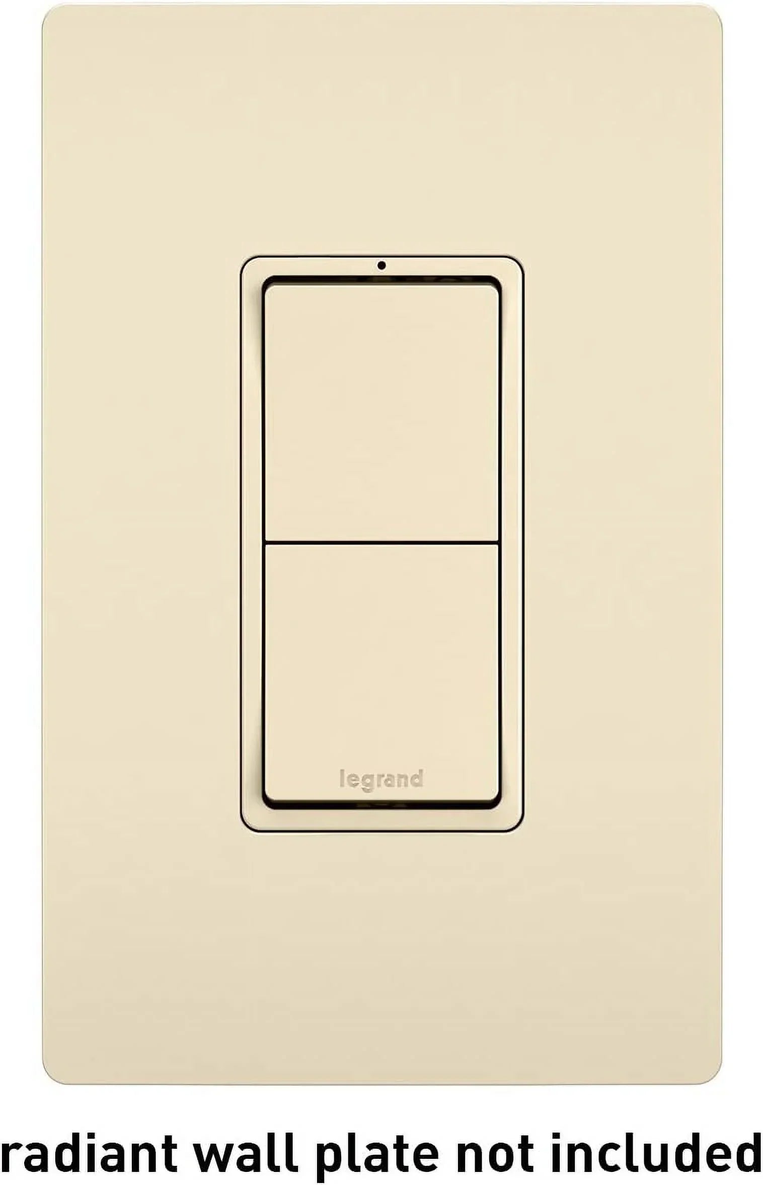 Legrand RCD11LACC6 Pass & Seymour Radiant 2 Single-Pole Switch, 15A, Light Almond - Quantity 6
