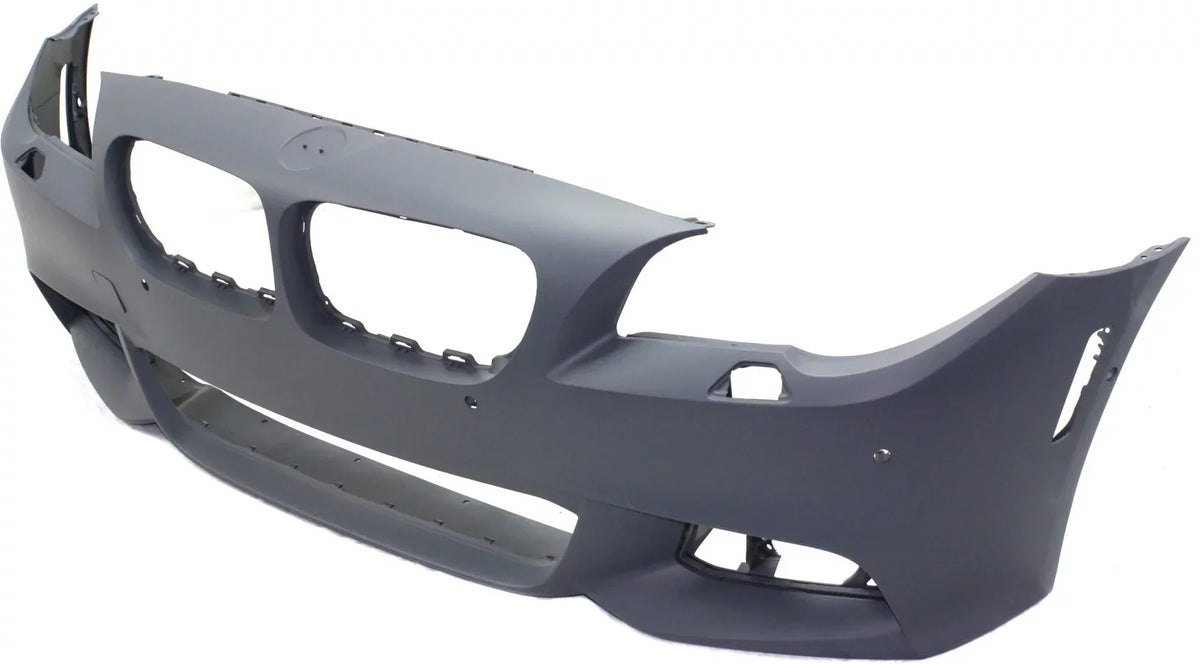 Front BUMPER COVER Compatible For BMW 5-SERIES 2014-2016 Primed with M Pkg with PDC Sensor Holes and Side View Cam Sedan/Hybrid