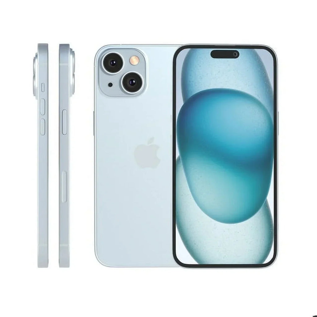 Restored Apple iPhone 15 Plus 128GB - Blue (Straight Talk) (TracFone) (Refurbished)