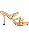 Jimmy Choo Womens Diosa 90 Leather Slip On Heels