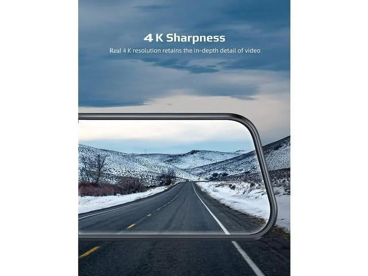 4K 12" Rear View Mirror Camera, Backup Camera, GPS, Superior Sensor for Enhanced Night Vision, G-Sensor, Parking Assistance for Cars Trucks