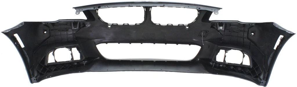 Front BUMPER COVER Compatible For BMW 5-SERIES 2014-2016 Primed with M Pkg with PDC Sensor Holes and Side View Cam Sedan/Hybrid