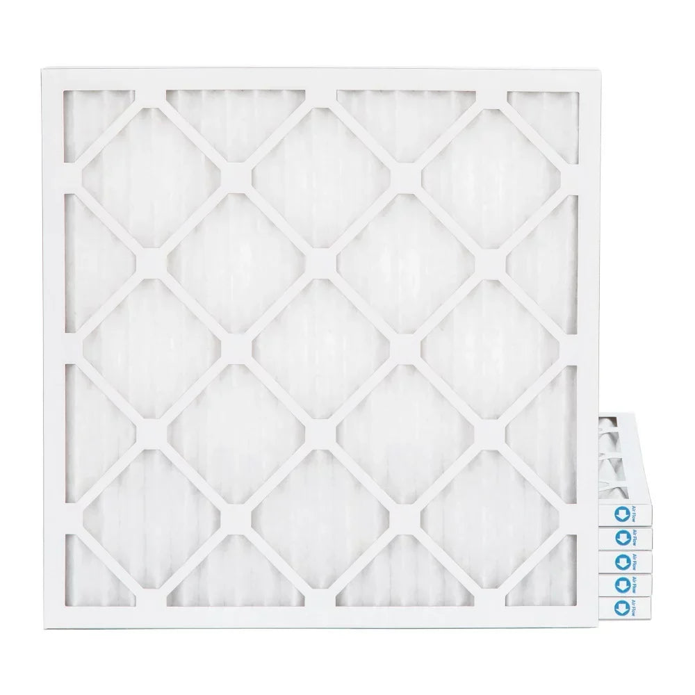 Pamlico Air 12x12x1 MERV 8 Pleated AC Furnace Air Filters. Quantity 6. (Actual Size: 11.38 x 11.38 x 0.75 Inches)