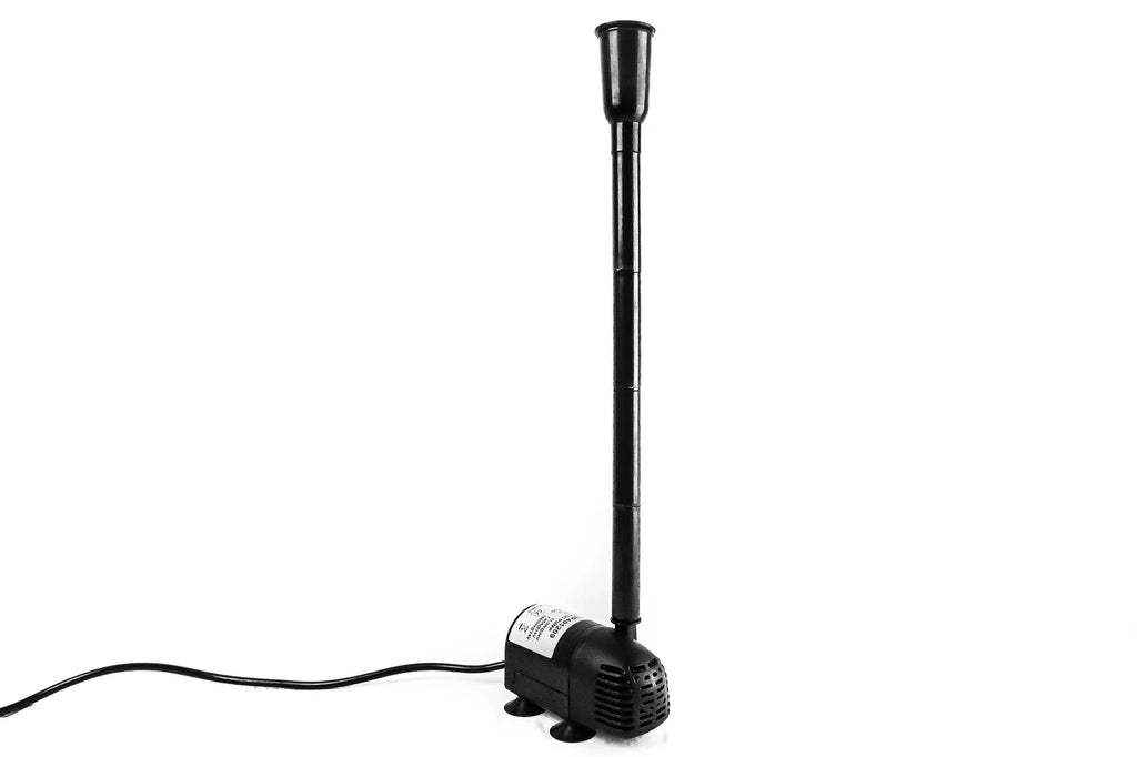 AEO 12V-24V DC Brushless Submersible Water Pump 196 GPH for Solar Fountain Hydroponics and Aquaponics