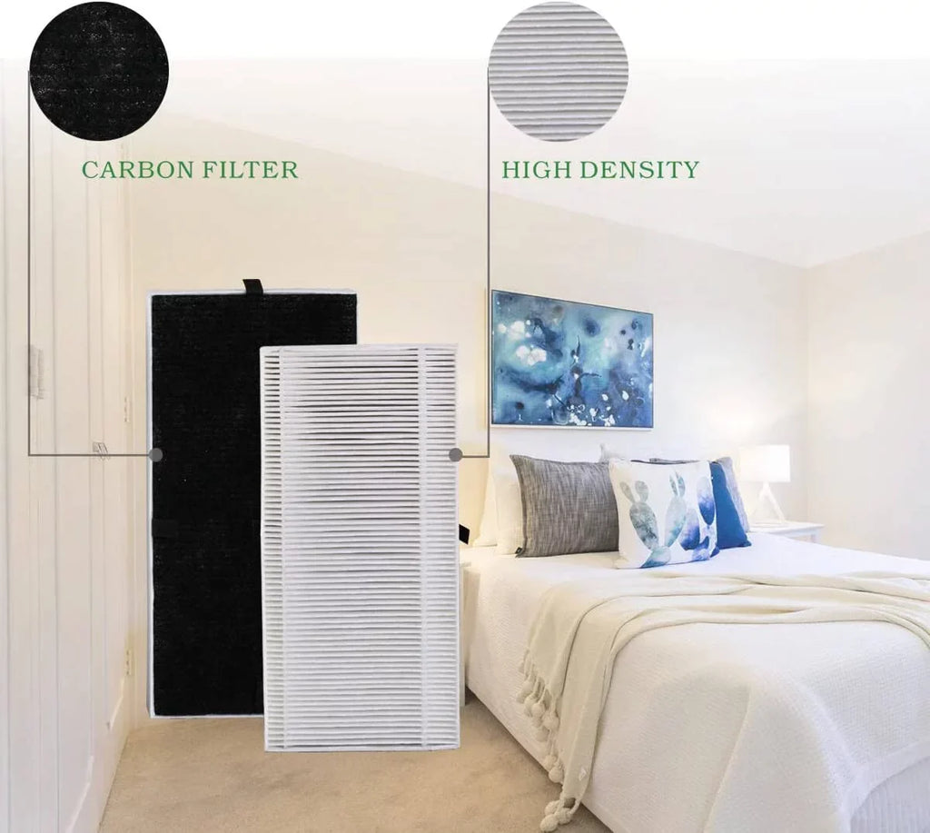 4 Packs Filter Replacement Compatible with Febreze FRF102B ,for Honeywell Air Purifier Filters U HRF201B, Fits for Honeywell Tabletop & Tower Air Purifier HHT270W & HHT290 Series