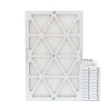 12 Pack of 14x24x1 MERV 13 Pleated Air Filters by Glasfloss. Actual Size: 13-1/2 x 23-1/2 x 7/8